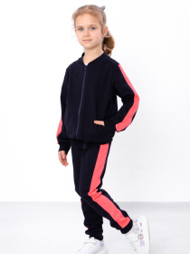 Спортивный костюм Носи своє модель 6152-057-5-chorn-sinj-pomaranchevij-koral Фото