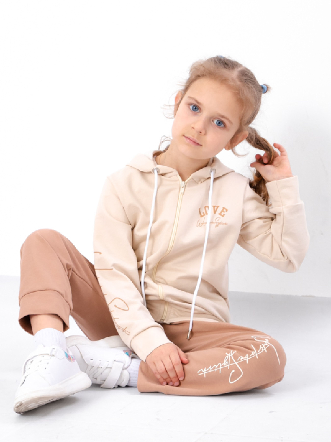 Спортивний костюм Носи своє модель 6018-057-33-2-kremovij-love Фото