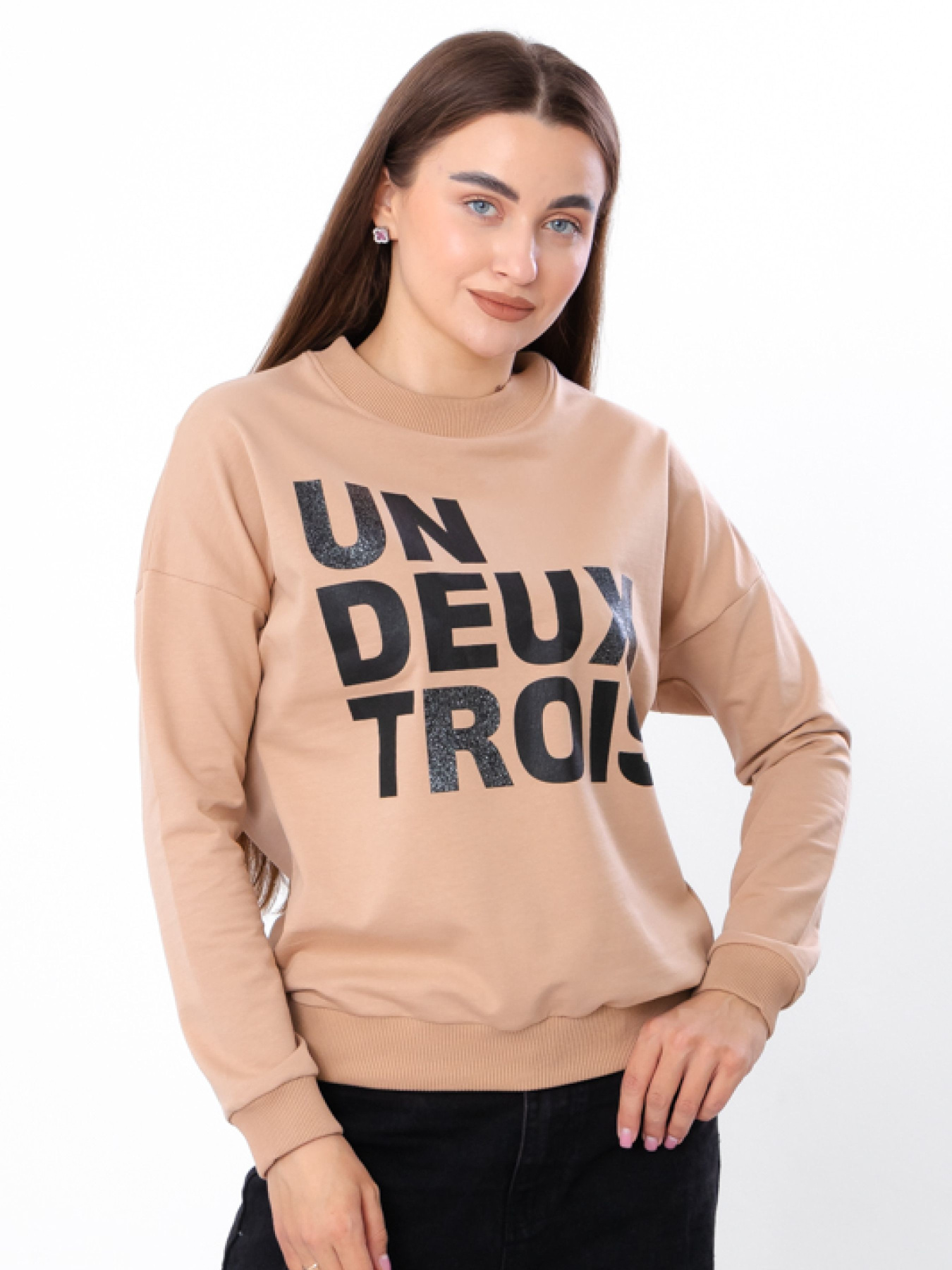 Світшот Носи своє модель 8175-057-33-svtla-kava Світшот Носи своє модель 8175-057-33-svtla-kava Фото