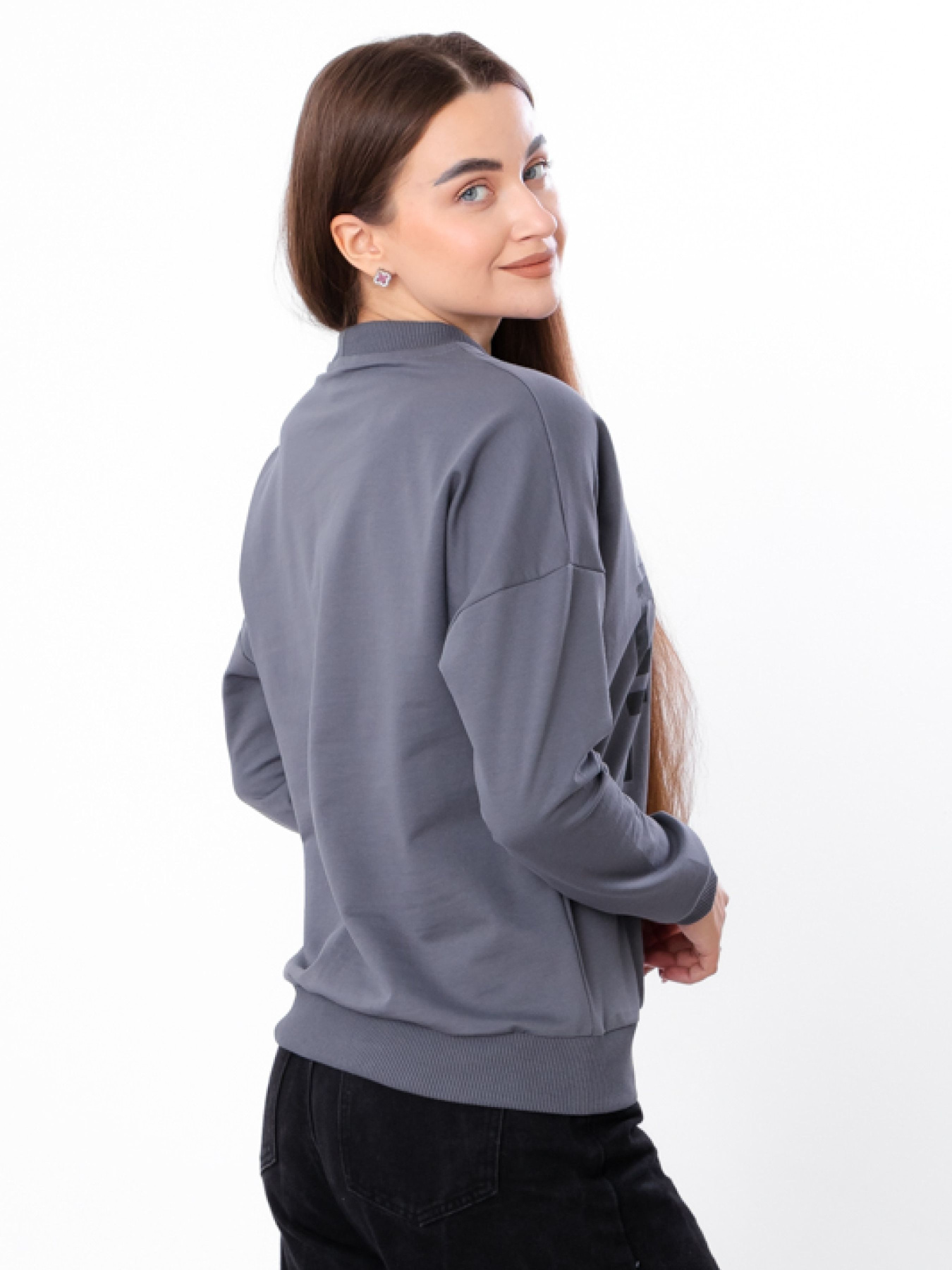 Свитшот Носи своє модель 8175-057-33-temnij-graft Фото