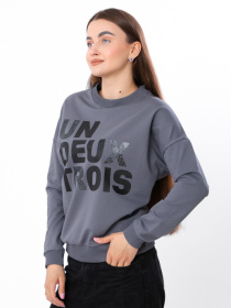 Свитшот Носи своє модель 8175-057-33-temnij-graft Фото