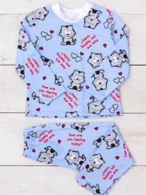 Пижама Носи своє модель 6076-024-5-kotiki-blakitnij Фото