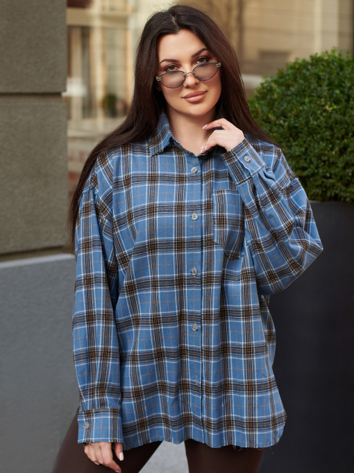Сорочки Jadone Fashion модель Sorochka_Rani_blueN Фото