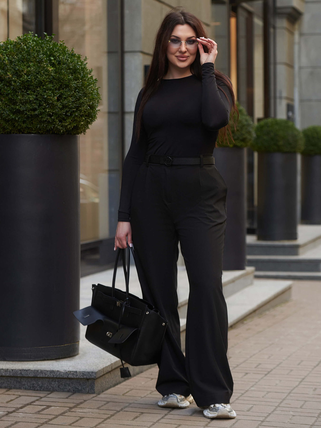 Повсякденні штани Jadone Fashion модель Bryuky_Temis_chorN Фото