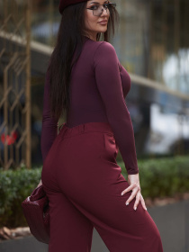 Повседневные штаны Jadone Fashion модель КBryuky_Temis_burgundiN Повседневные штаны Jadone Fashion модель КBryuky_Temis_burgundiN Фото