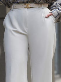 Брюки повседневные Jadone Fashion модель Bryuky_Temis_bilN Фото