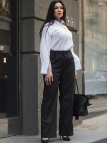 Брюки повседневные Jadone Fashion модель Bryuky_Msstery_chorN Фото