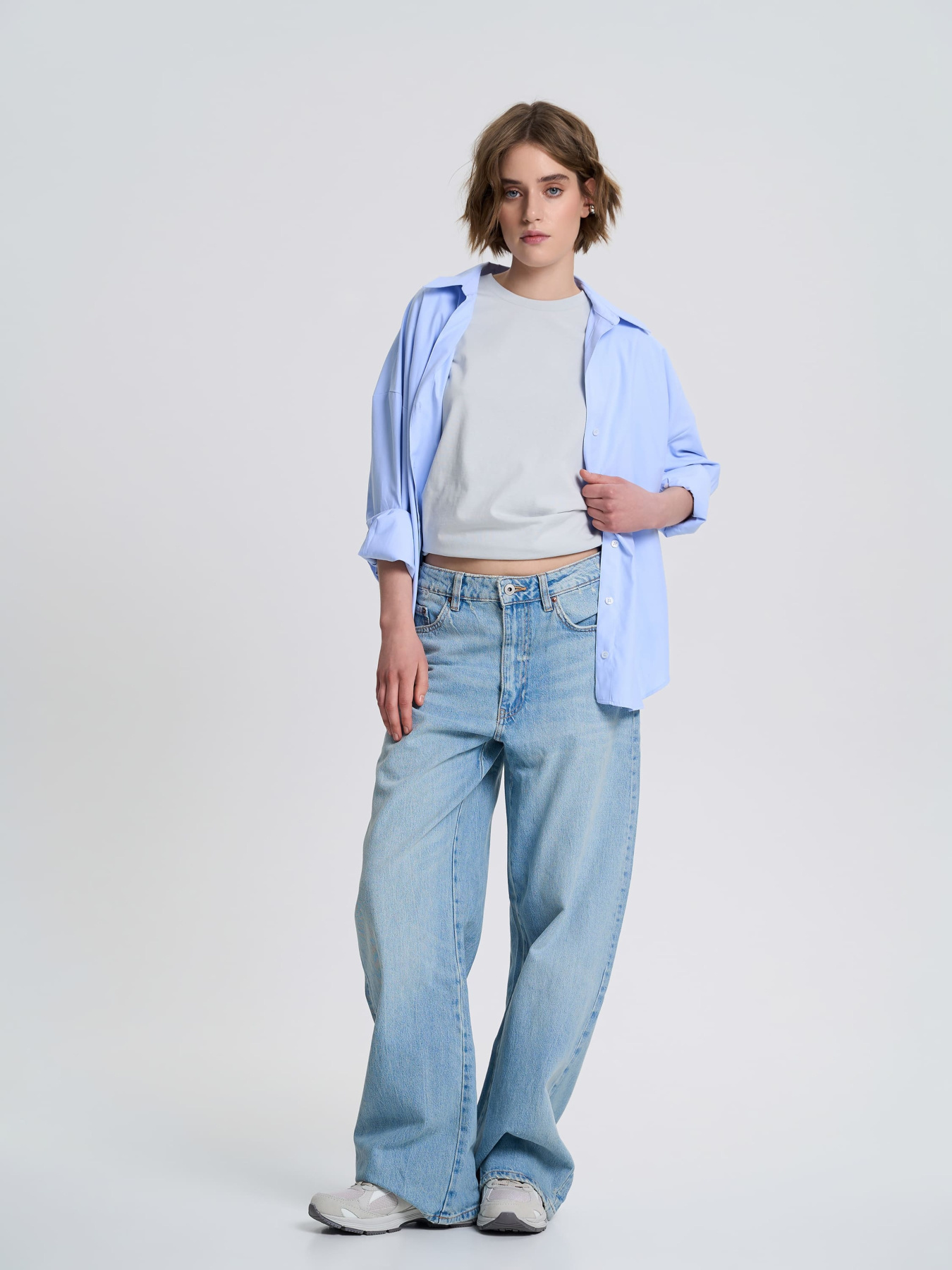 Футболка Роза модель 231107_light_grey Фото