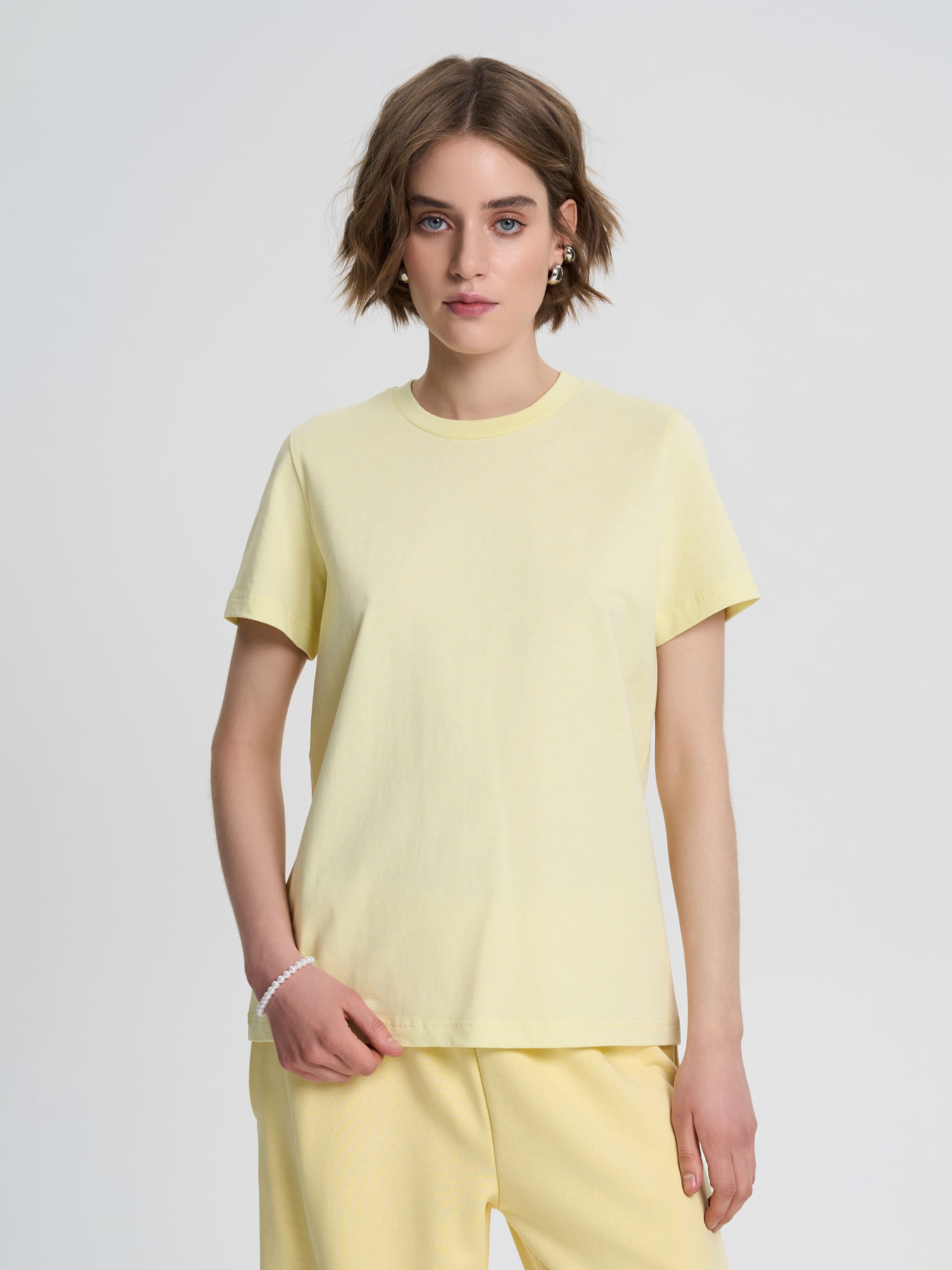 Футболка Роза модель 231107_yellow Футболка Роза модель 231107_yellow Фото