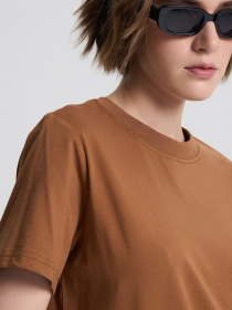 Футболка Роза модель 231104_light_brown Фото