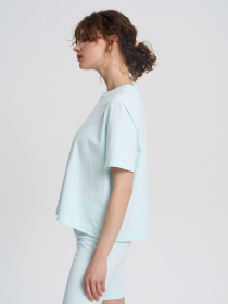 Футболка Роза модель 240604_turquoise Фото