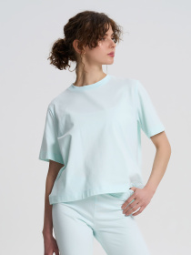 Футболка Роза модель 240604_turquoise Фото