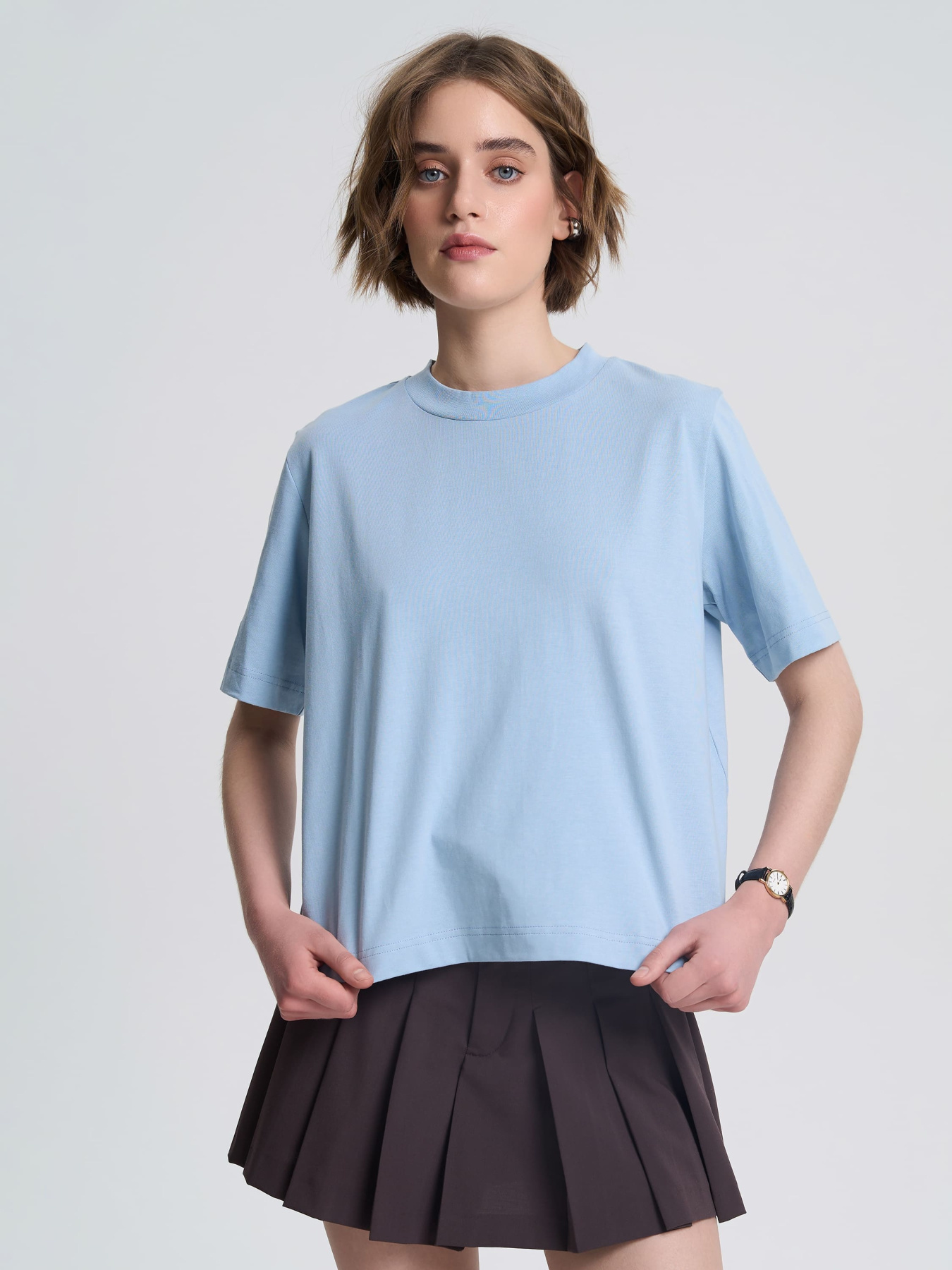 Футболка Роза модель 240604_blue Фото