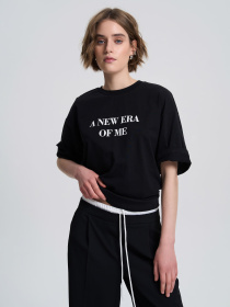 Футболка Роза модель 240605_black Фото