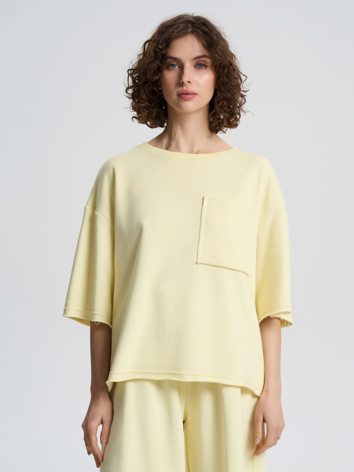 Футболка Роза модель 240607_yellow Фото