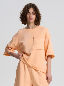 Футболка Роза модель 240607_peach Фото