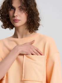 Футболка Роза модель 240607_peach Фото