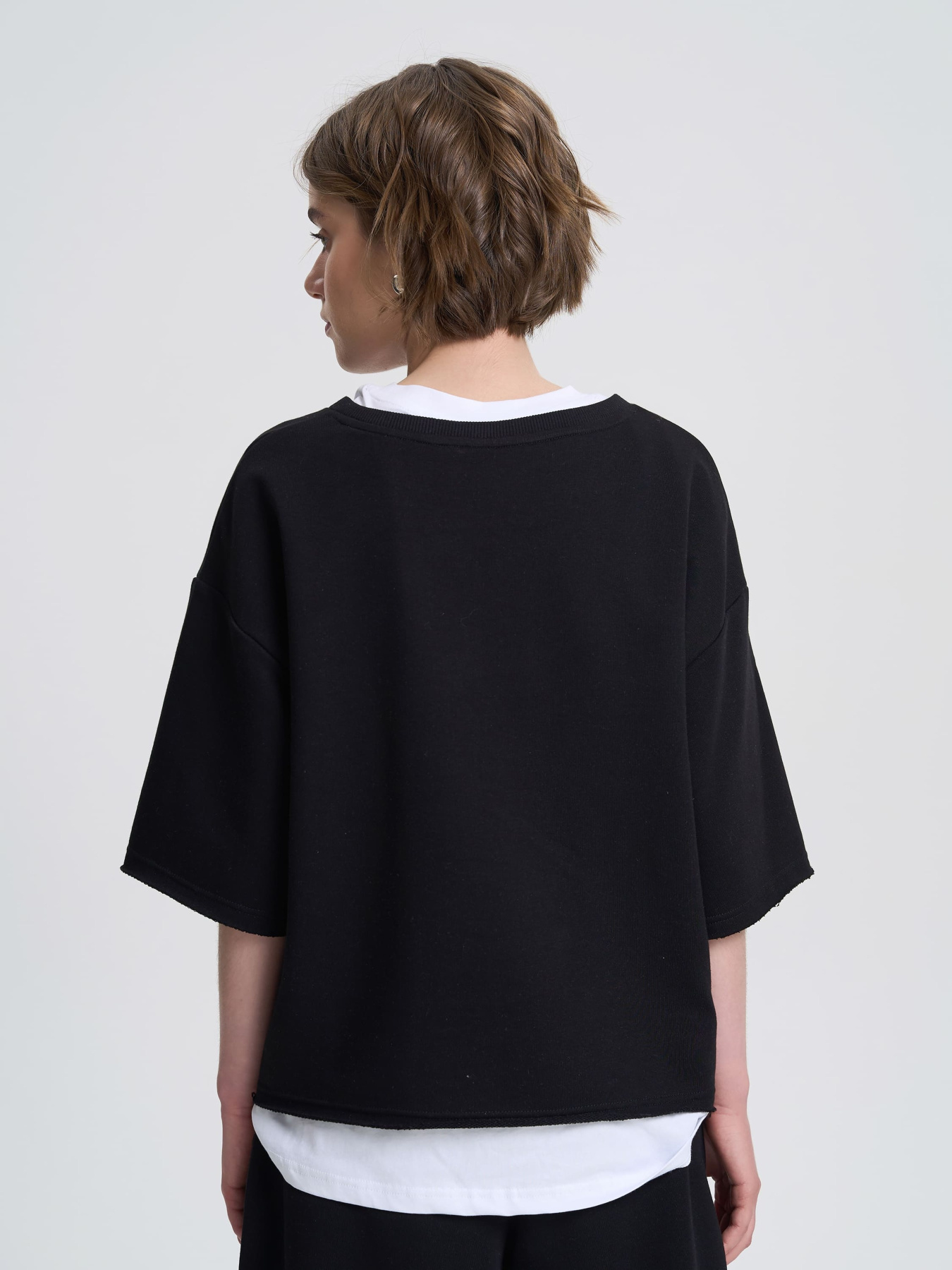 Футболка Роза модель 240607_black Фото