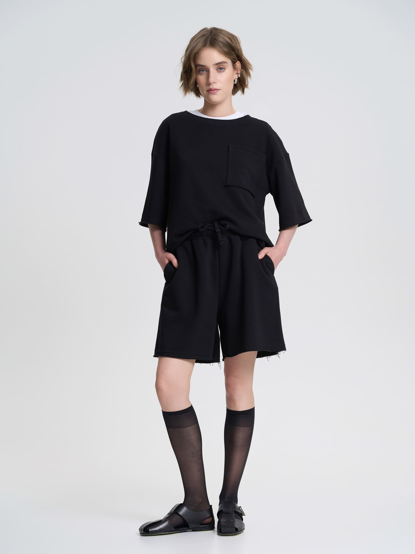 Футболка Роза модель 240607_black Футболка Роза модель 240607_black Фото