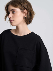 Футболка Роза модель 240607_black Футболка Роза модель 240607_black Фото