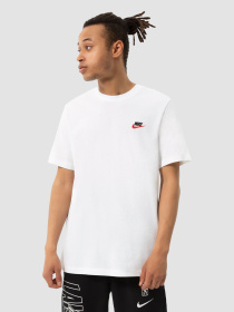 Футболка NIKE sw Club Tee модель AR4997-100 Футболка NIKE sw Club Tee модель AR4997-100 Фото