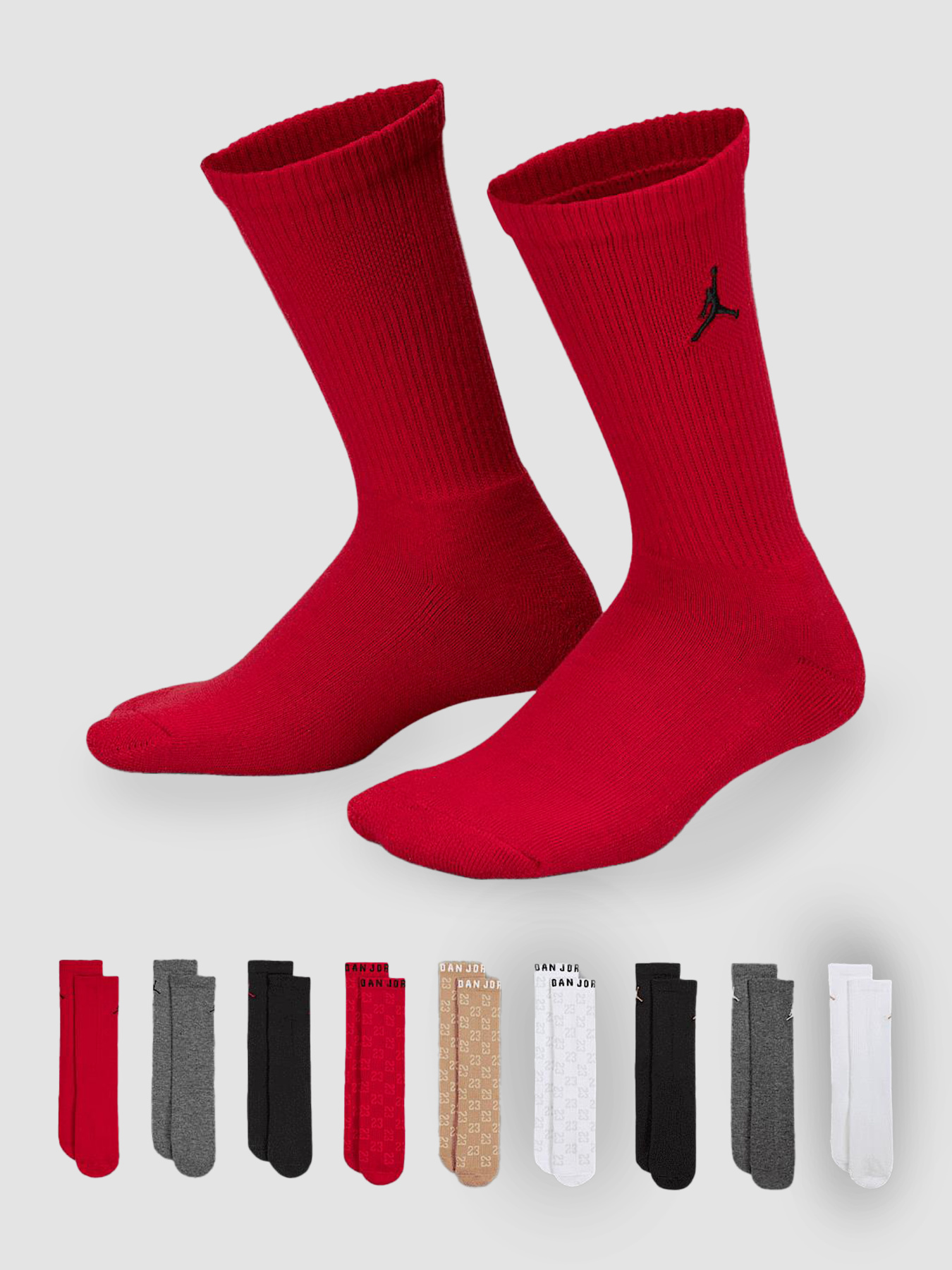 Набір шкарпеток Jordan Holiday Crew Gift Box модель BJ0729-R78 Фото