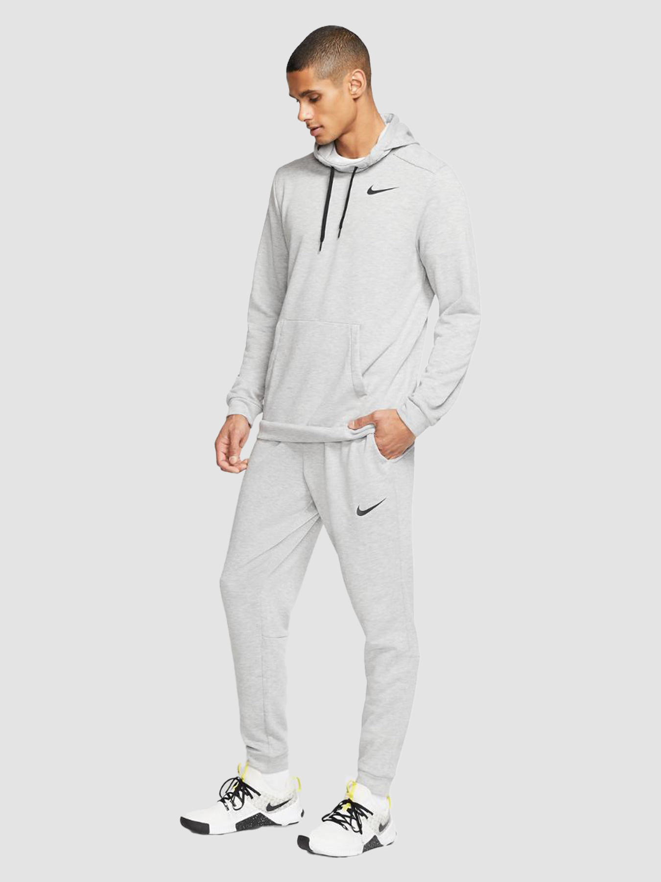 Джоггеры NIKE M Dry Pant Taper Fleece модель CJ4312-063 Фото