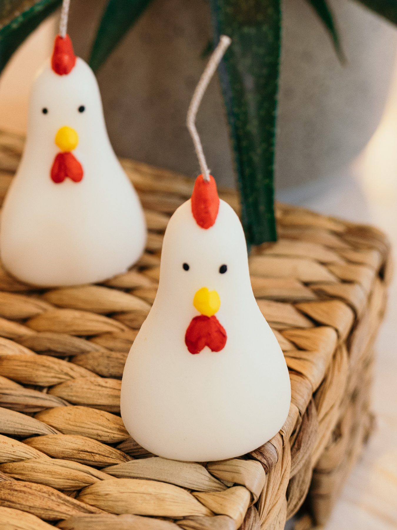 Ароматическая свеча "Петушок", аромат - "Бренди-груша", из натурального оливкового воска Candle Design модель 140.2021 Фото