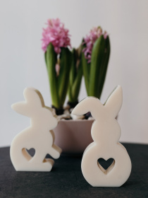 Аромасвечка "Заяц любви", аромат - "Ежевика & шампанское", натуральный пчелиный воск Candle Design модель 140.2013 Фото