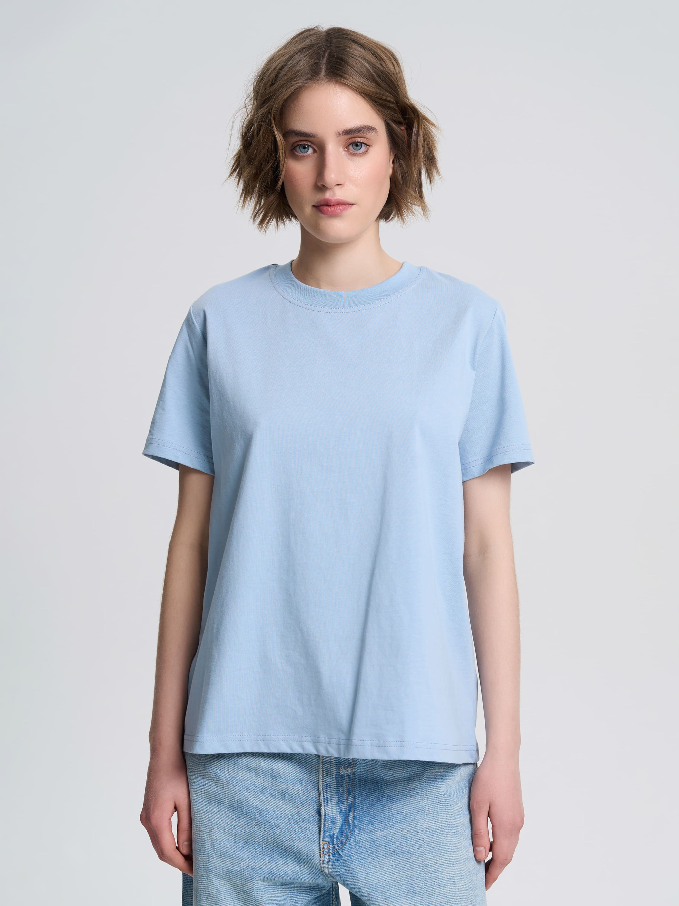 Футболка Роза модель 231104_navy Фото