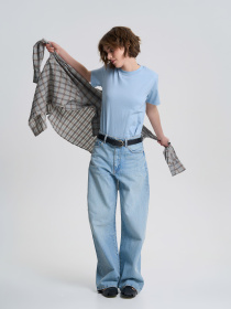 Футболка Роза модель 231104_navy Фото