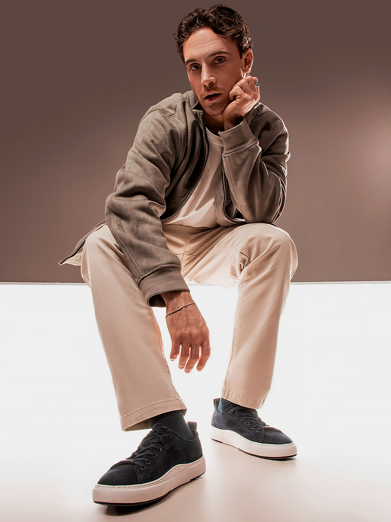 Кеды низкие MIRATON модель D2399-96B-653 Фото