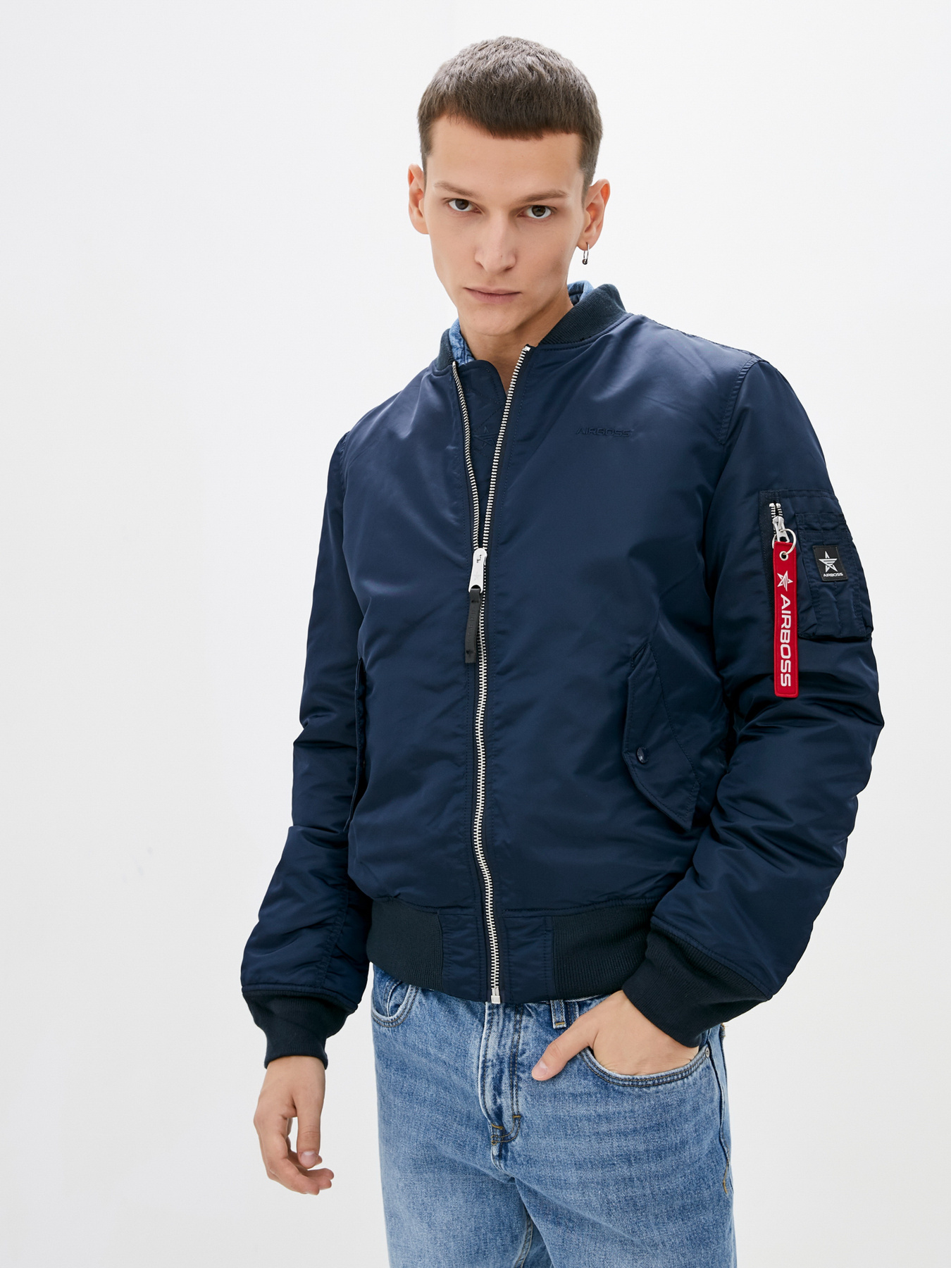 Бомбер Airboss модель 037600853221_blue Фото