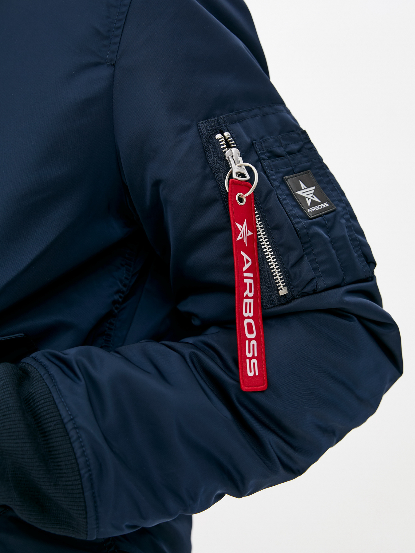 Бомбер Airboss модель 037600853221_blue Бомбер Airboss модель 037600853221_blue Фото