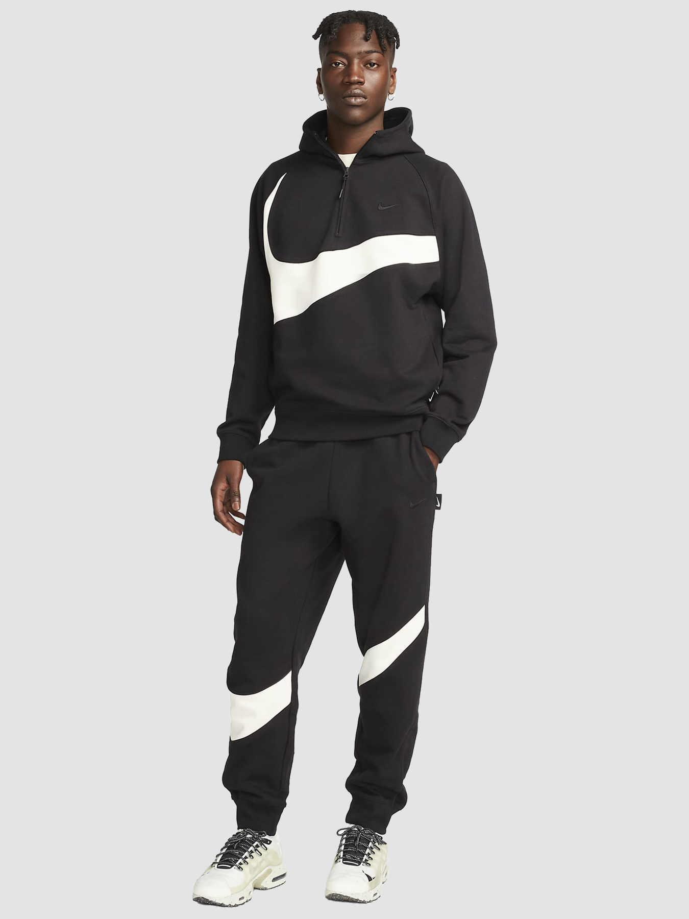 Джогери NIKE Swoosh Fleece Trousers модель DX0564-013 Фото
