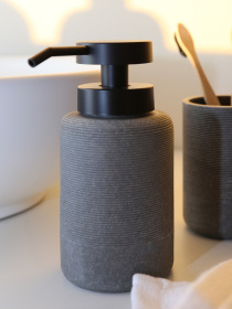 Диспенсер для жидкого мыла "London" серый MBM MY HOME модель BA-42 GRAY Фото