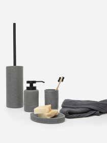 Ершик для унитаза "London" серый MBM HOME модель BA-43 GRAY Фото