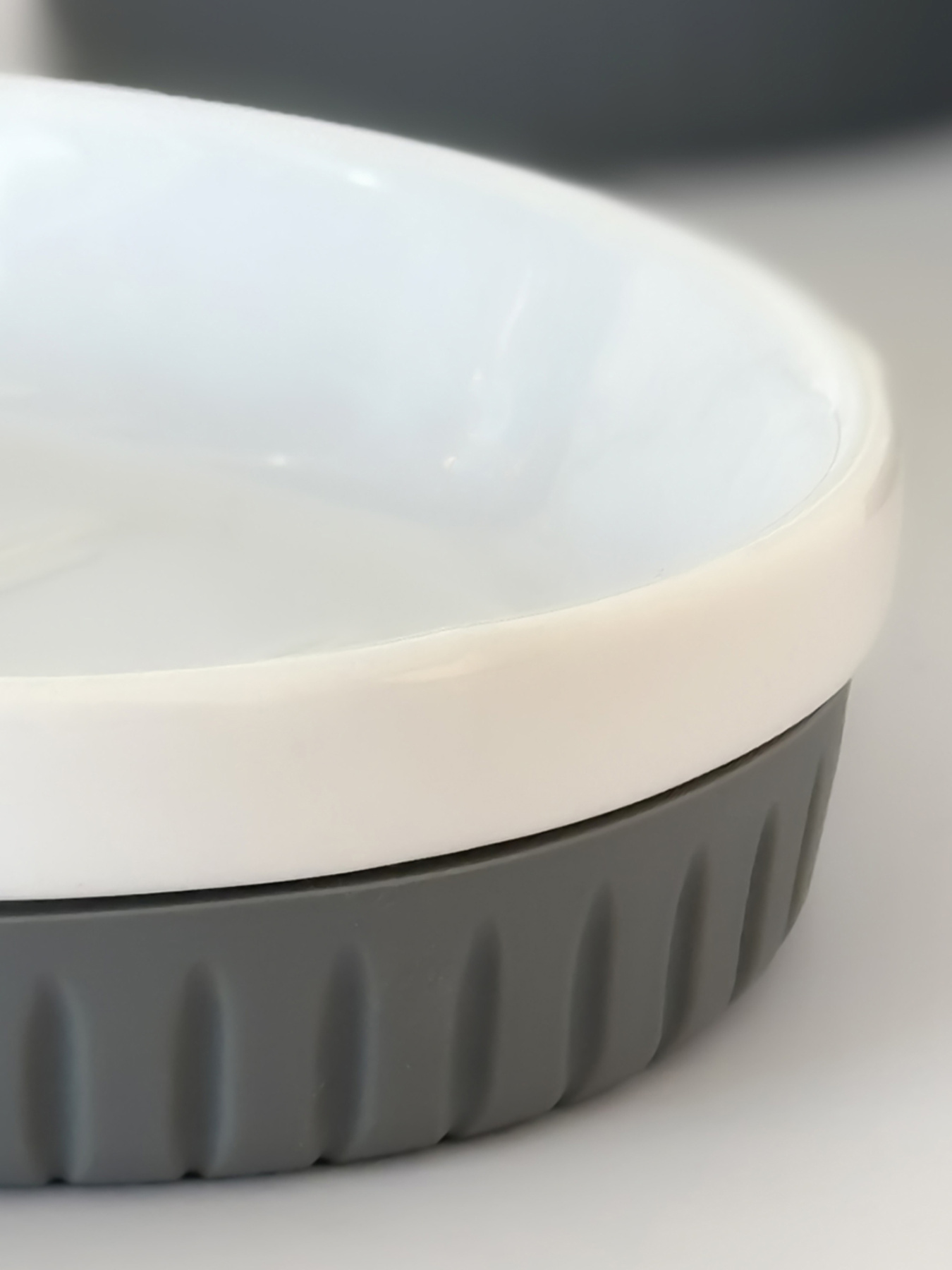 Мыльница "Stockholm" белая/серая MBM HOME модель BA-45 WHITE/GRAY Мыльница "Stockholm" белая/серая MBM HOME модель BA-45 WHITE/GRAY Фото