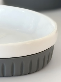 Мыльница "Stockholm" белая/серая MBM HOME модель BA-45 WHITE/GRAY Мыльница "Stockholm" белая/серая MBM HOME модель BA-45 WHITE/GRAY Фото