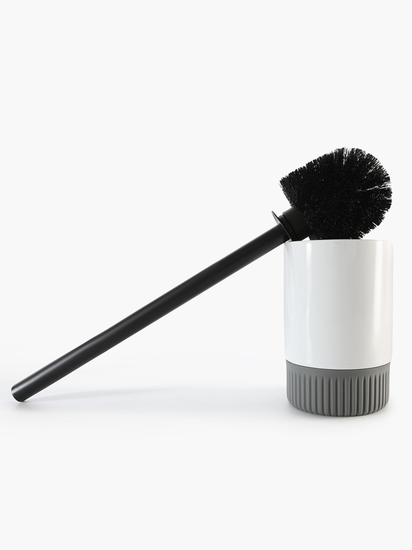 Ершик для унитаза "Stockholm" белый/серый MBM HOME модель BA-47 GRAY Фото