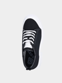 Кеди низькі Keddo модель 847239/01-02W-black Фото