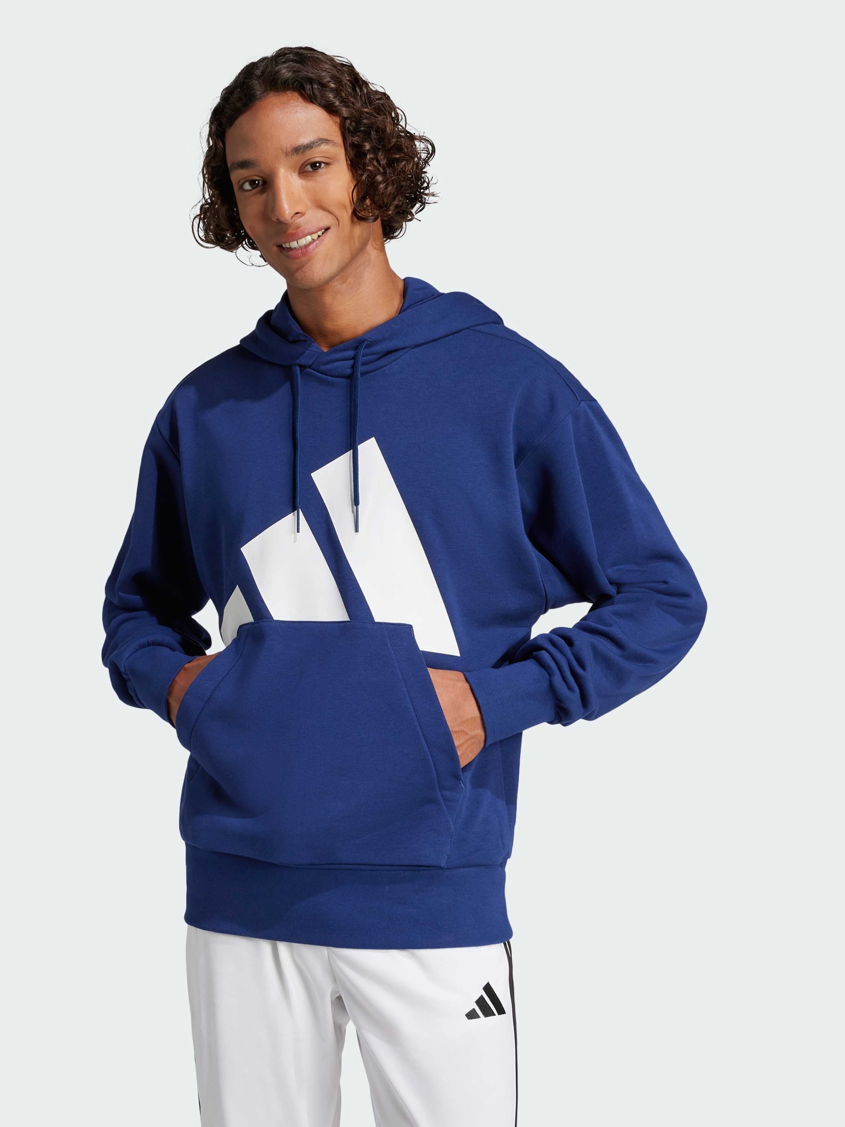 Бавовняне Чоловіче Худі adidas  (JE8890) колір синій