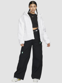 Зимова куртка NIKE Sportswear Classic Puffer Therma-Fit Loose Hooded Jacket модель FB7672-100 Фото