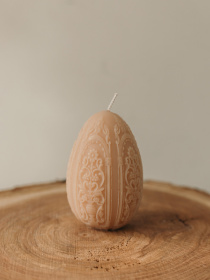 Великодня аромасвічка "Писанка квіткова", аромат "Гранатовий сидр", з натурального оливкового воску Candle Design модель 170.2002 Великодня аромасвічка "Писанка квіткова", аромат "Гранатовий сидр", з натурального оливкового воску Candle Design модель 170.2002 Фото