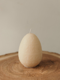 Пасхальная аромасвечка "Писанка с орнаментом", аромат "Гранатовый сидр", натуральный оливковый воск Candle Design модель 170.2004 Фото