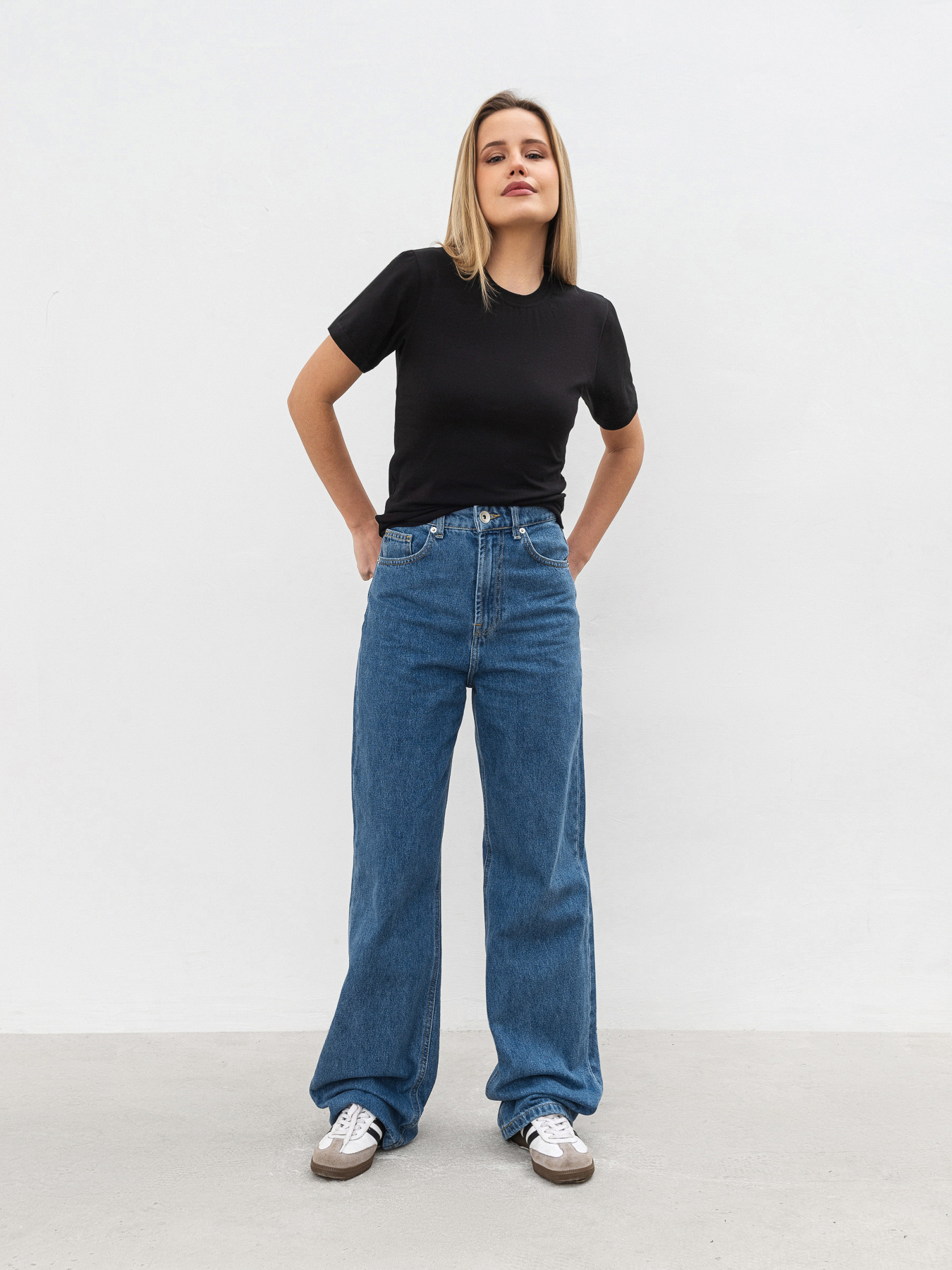 Широкі джинси Romashka Тайт модель 205040105041 Фото