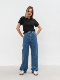 Широкие джинсы Romashka Тайт модель 205040105041 Широкие джинсы Romashka Тайт модель 205040105041 Фото