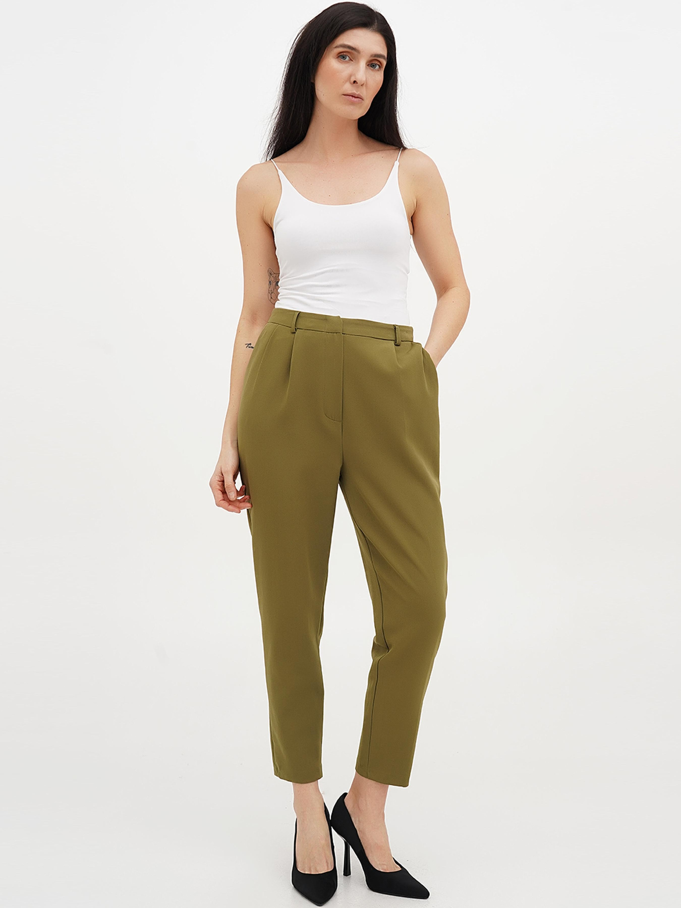 Повседневные штаны Vicolo модель 221-VC-4122_хаки Фото