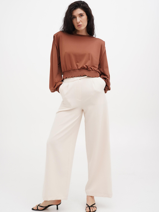 Брюки палаццо Vicolo модель 221-VC-4123_моочный Фото