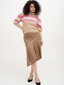 Юбка миди Vicolo модель 221-VC-5143_бежевый Фото